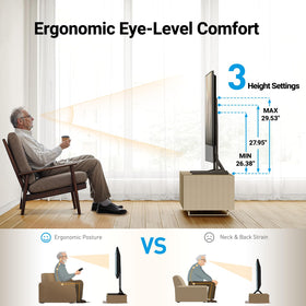 PERLESMITH VESA 800x600 compatibility for 20-75 inch TVs.
