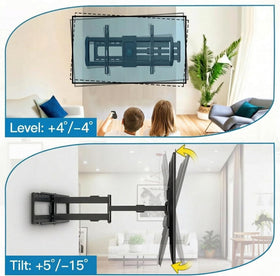 PERLESMITH compact wall profile retracts to 4.5 inches for close viewing.