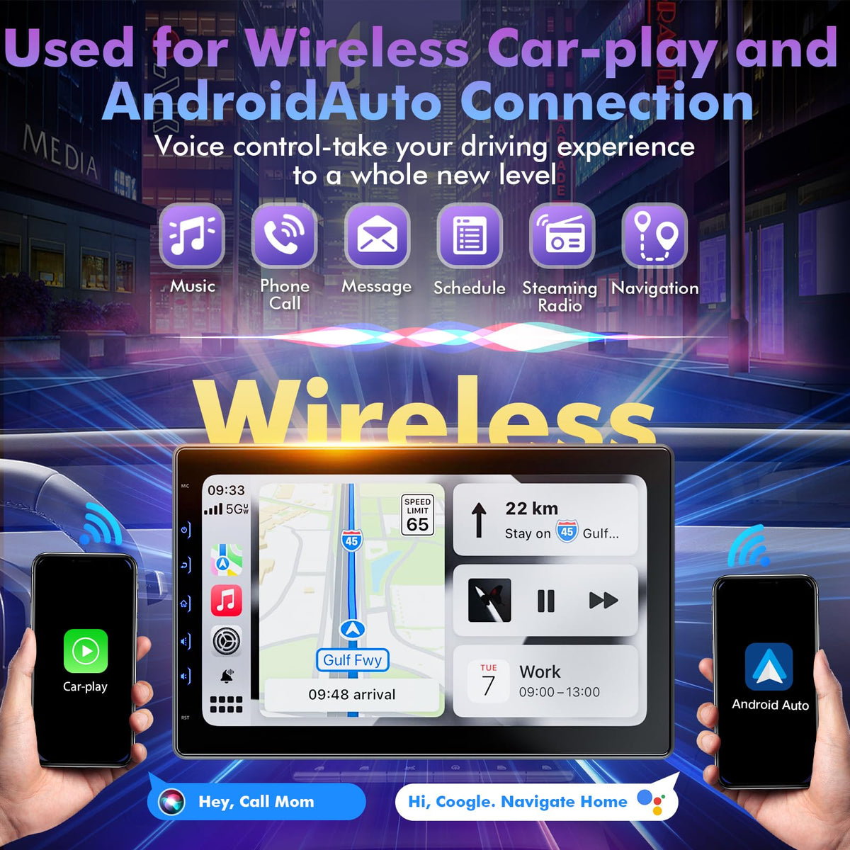 Perloyal wireless CarPlay and Android Auto for seamless smartphone integration