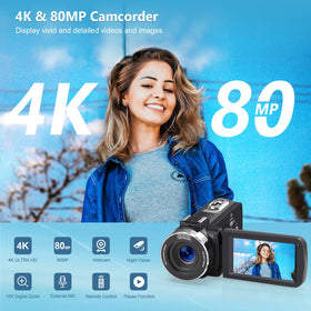 Peryoua 4K camcorder 18x zoom captures distant details clearly