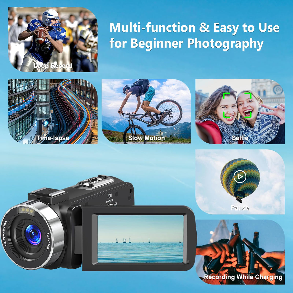 Peryoua handheld stabilizer ensures smooth on-the-go footage