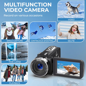 Peryoua 4K camera IPS 3.0 screen for sharp framing