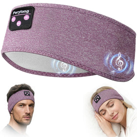 Perytong front view of headband packaging showing product and benefits