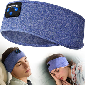 Perytong front view headband showing soft, light-blocking design and comfort