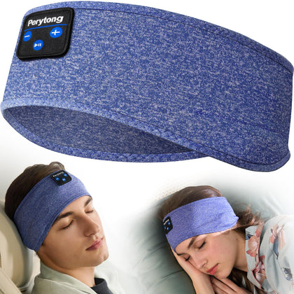 Perytong front view headband showing soft, light-blocking design and comfort