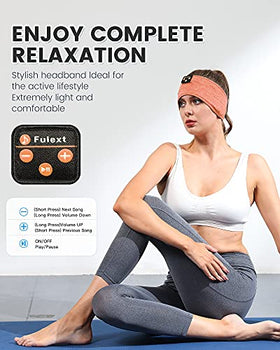 Perytong headband side sleeping demo demonstrating no ear pressure benefit