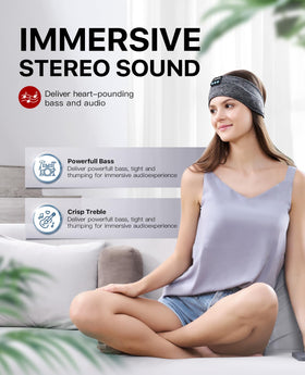 Perytong worn by side sleeper demonstrating pressure-free comfort