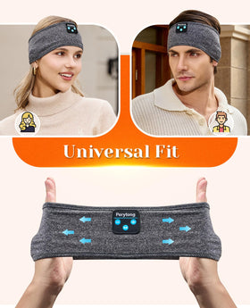 Perytong comfortable side-sleeper friendly headband for light to moderate activity.