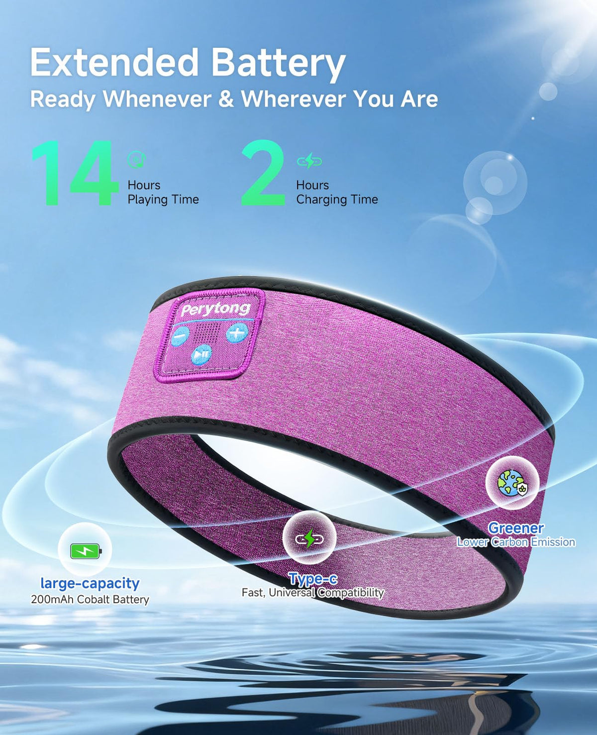 Perytong held in hand for size scale and portability advantage