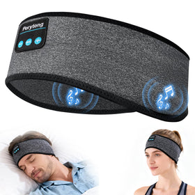 Perytong sleep headband closeup showing the 3-in-1 design for night listening