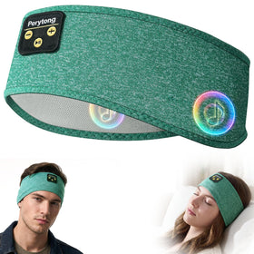 Perytong sleep headphones band front view for comfortable listening during night use