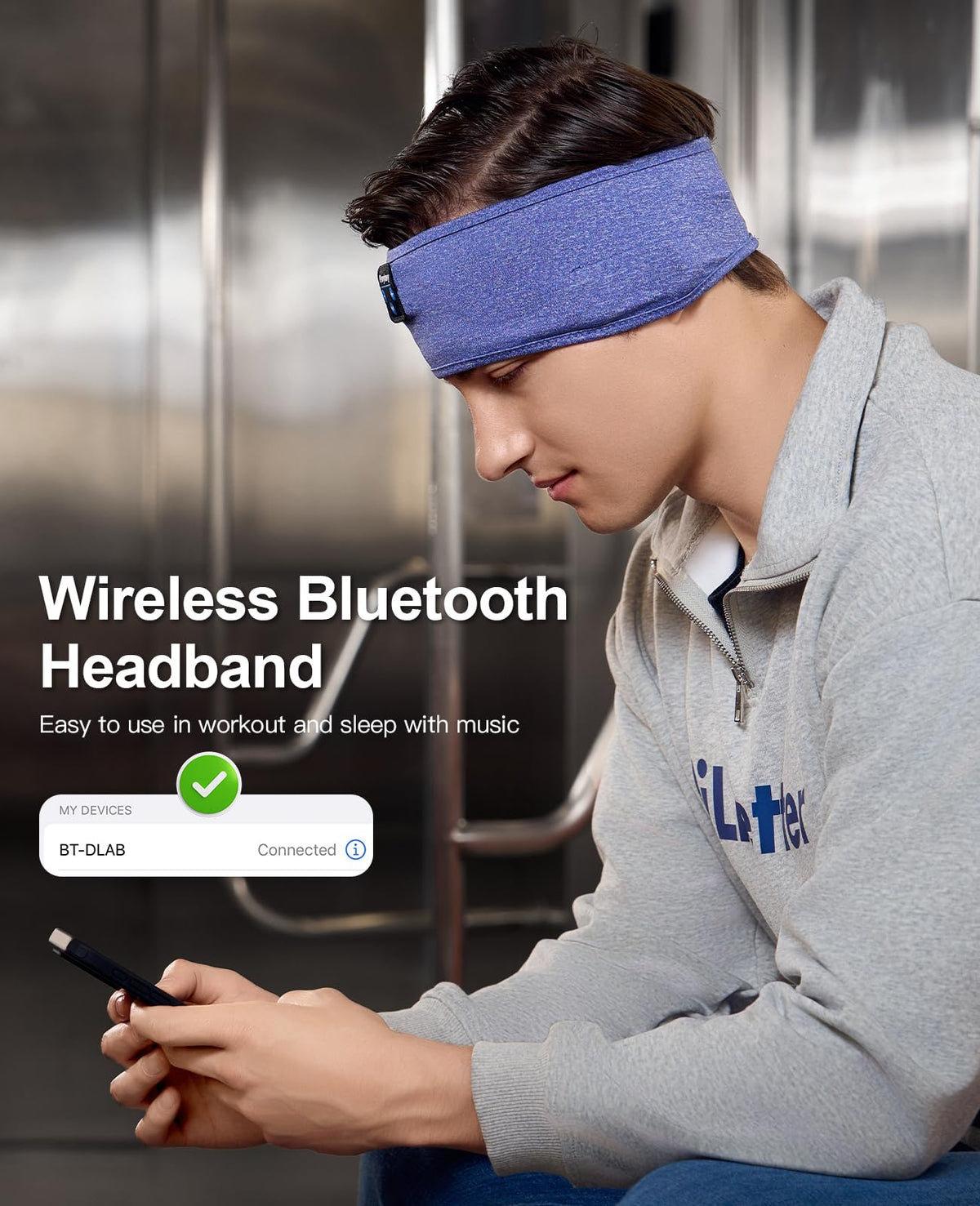 Perytong Sleep Headphones offer compact folded storage.