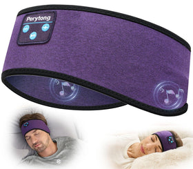 Perytong 3in1 sleep headphones headband shown for nighttime comfort and light blocking.