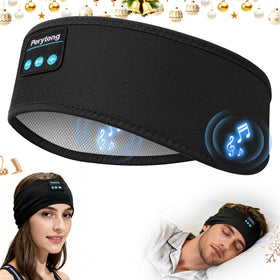 Perytong Sleep Headphones headband close-up with ultra-thin speakers for side sleepers