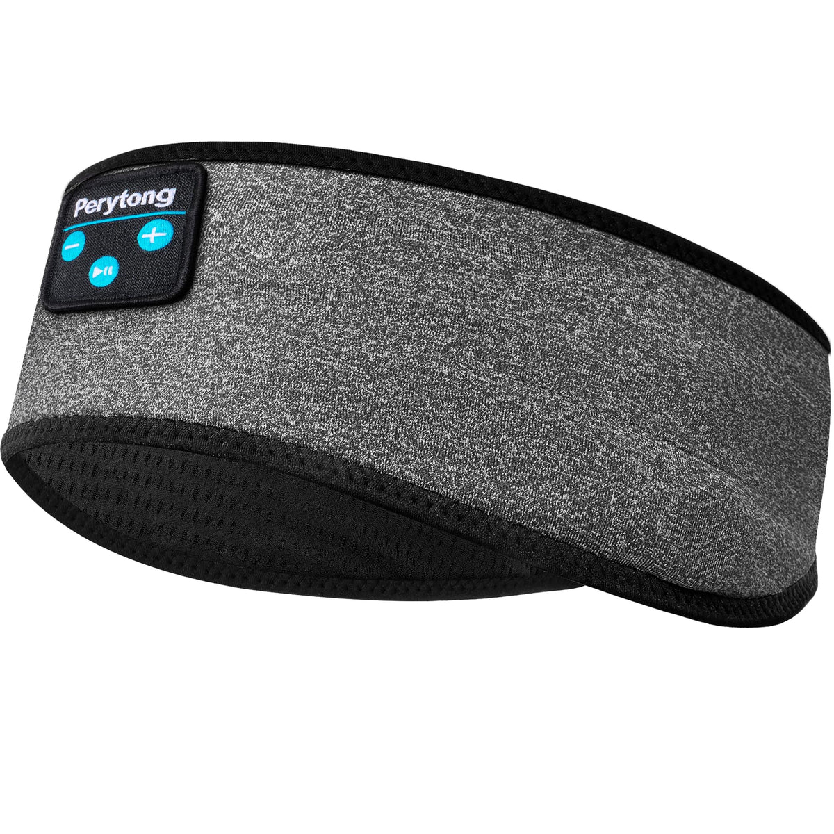 Perytong sleep headphones headband close-up shows soft fabric for comfort