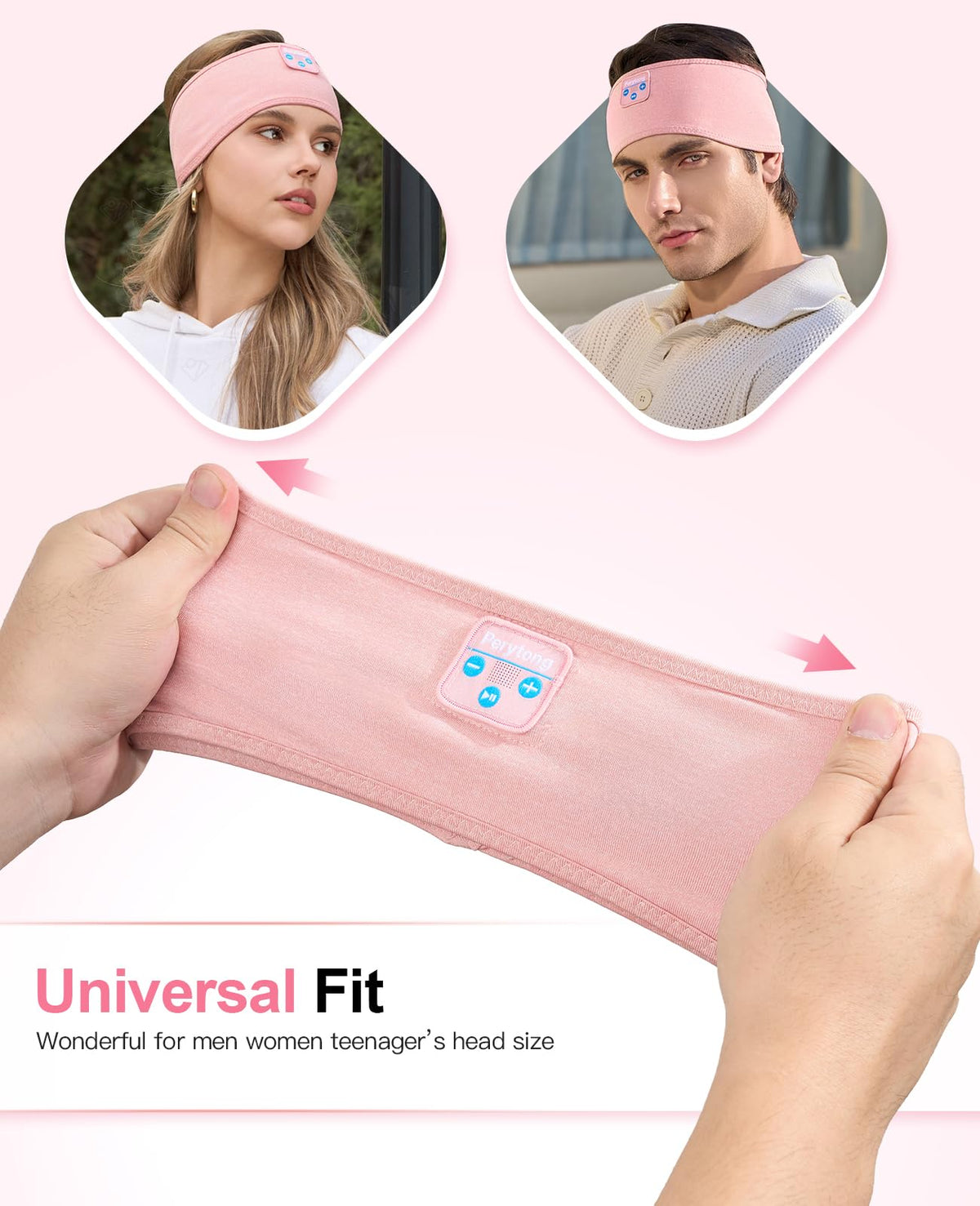 Perytong Sleep Headphones Headband ideal gift for tech lovers and travellers