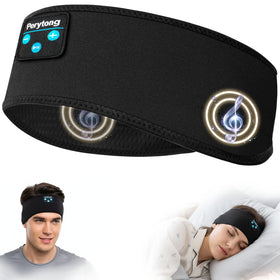 Perytong sleep headband with ultra-thin speakers for side sleepers comfort
