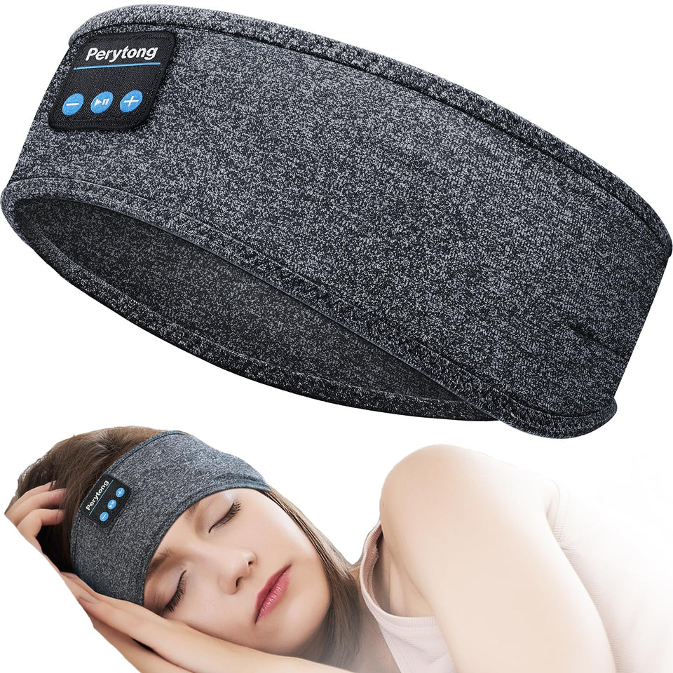 Perytong Sleep Headphones headband exterior view for all-day comfort and wireless audio.