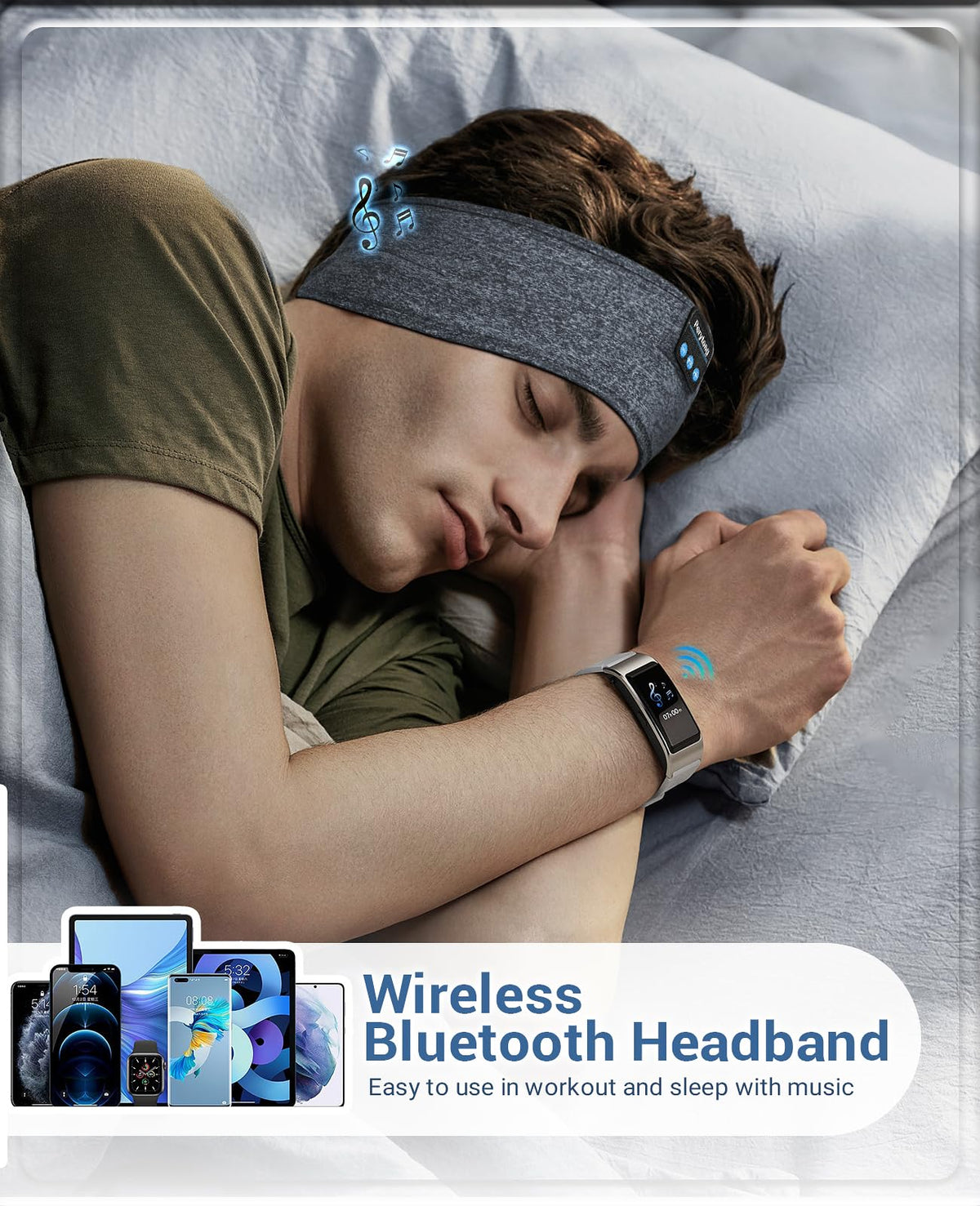 Perytong Sleep Headphones packaging and accessories ready for gifting.
