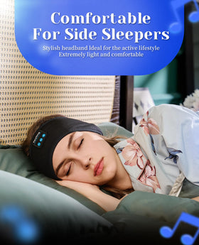 Perytong Sleep Headphones sweat-resistant design suited for workouts