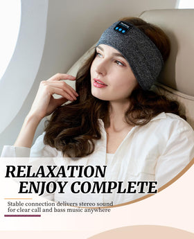 Perytong sleep headphones ultra-thin speakers deliver HD stereo in a flexible headband.