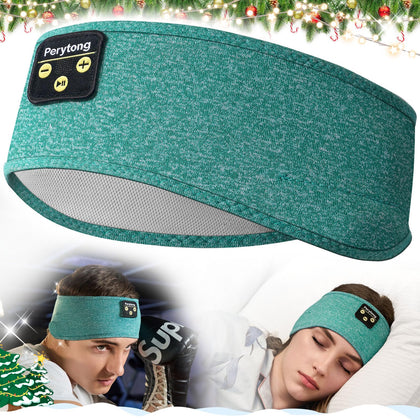 Perytong Sleep Headphones wireless headband with integrated earbuds for all-night comfort and music