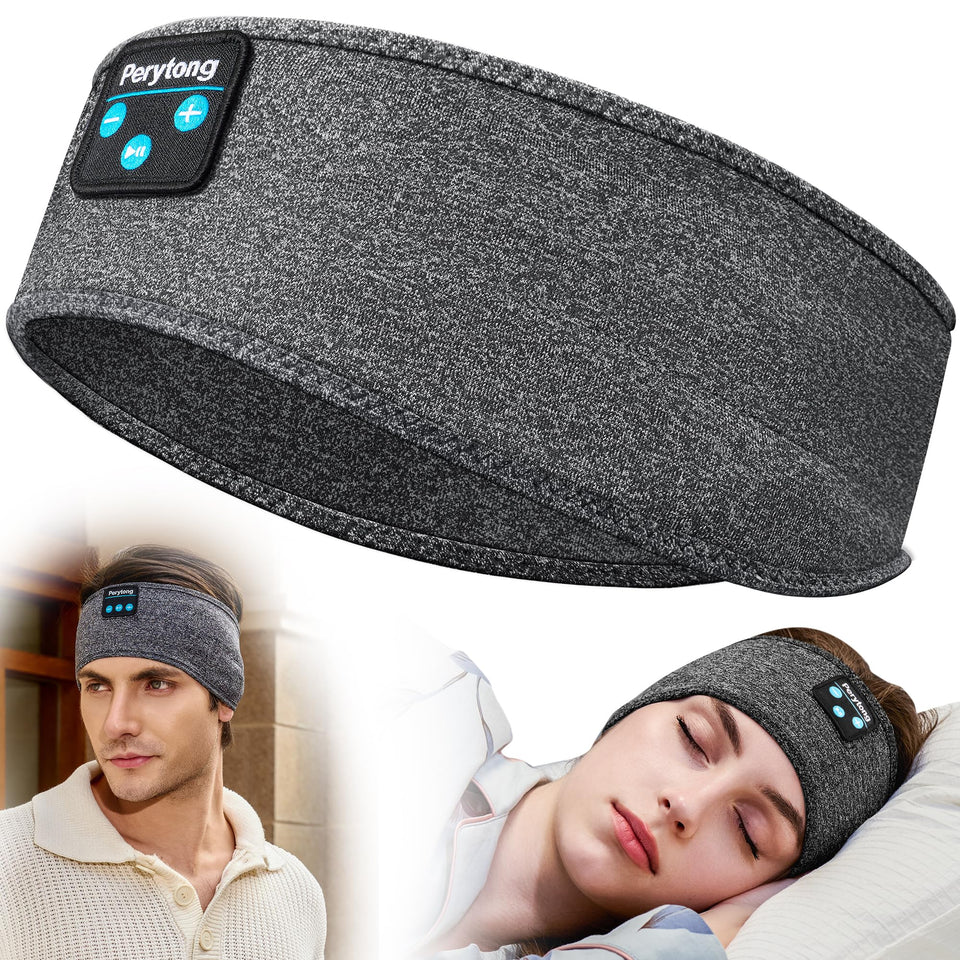 Perytong sleeping headphones headband for comfy sleep and hands-free audio.