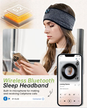 Machine washable headband after removing the control pod.