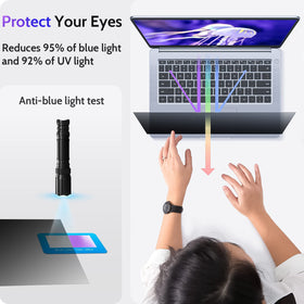 Peslv 13.3-inch privacy filter packaging shown for easy installation and transport.