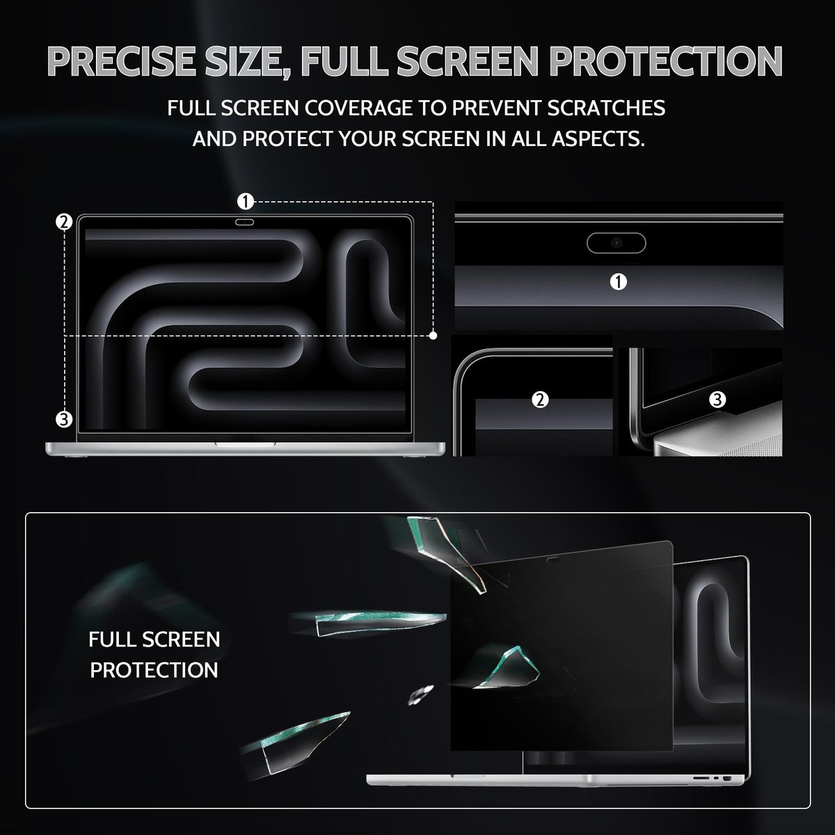 Peslv durable material close-up emphasizes scratch resistance and long-lasting protection