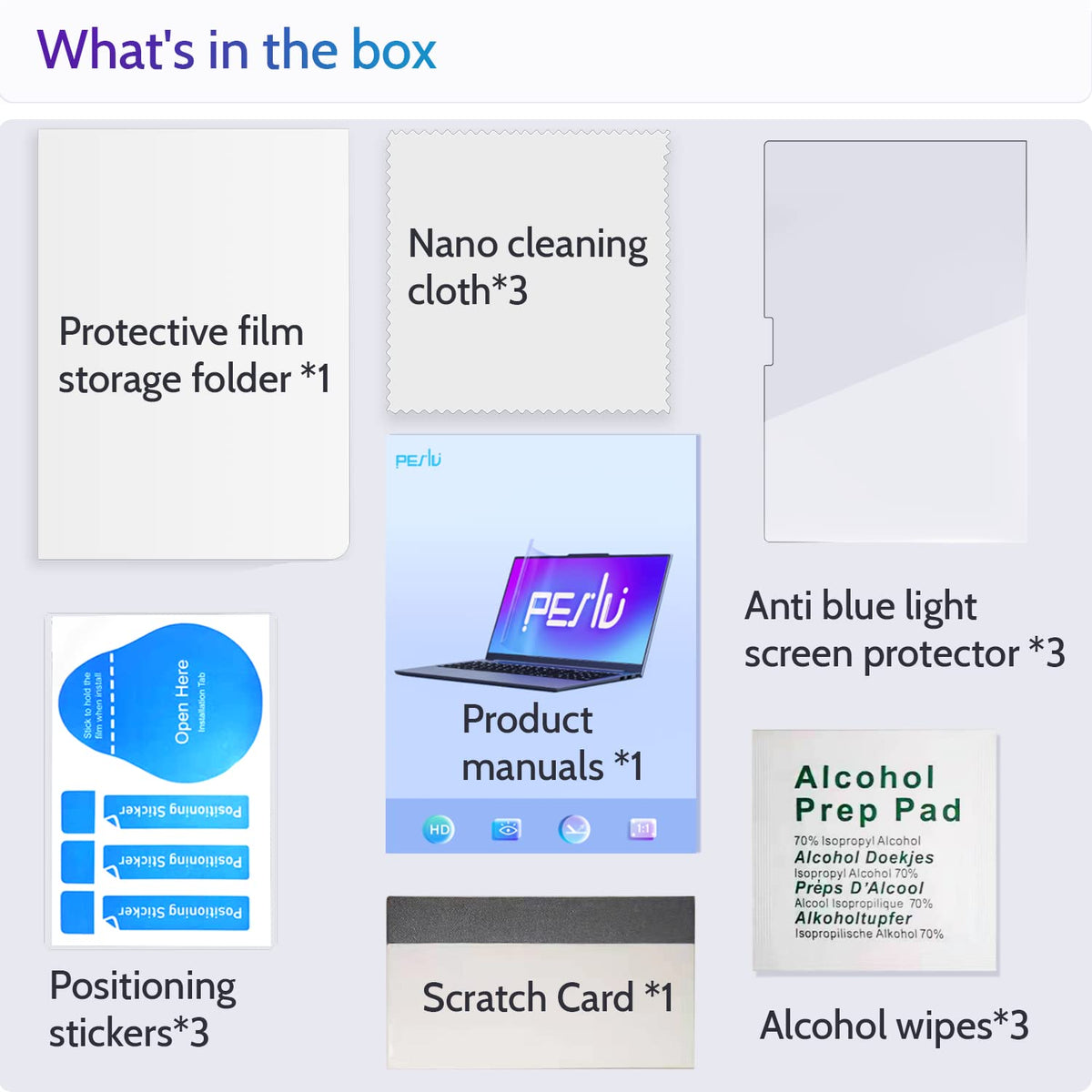 Peslv storage clip keeps protectors organized between uses.