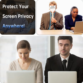 Peslv anti-scratch layer close-up protecting MacBook display