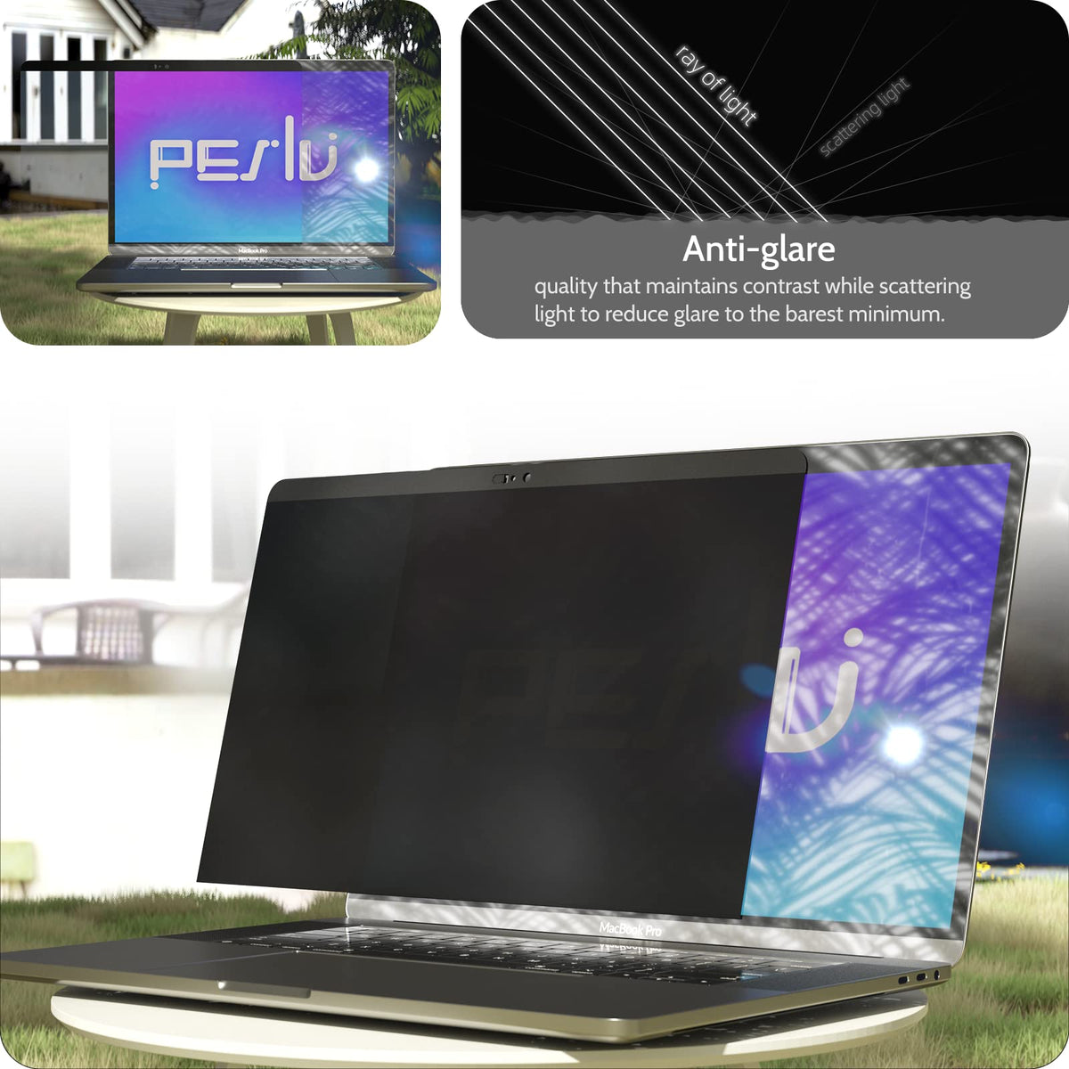 Peslv attached on MacBook Pro 16 in use showing improved focus benefit