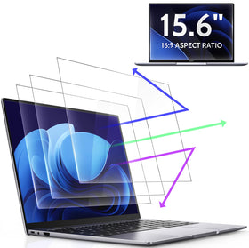 Peslv 3-pack blue light screen protector for 15.6-inch laptops reduces eye strain.