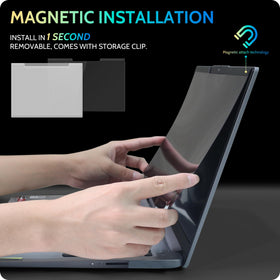 Peslv close-up of magnetic edge showing easy attachment benefit