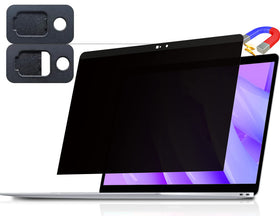 Peslv front view showing filter installed and clear brand protection