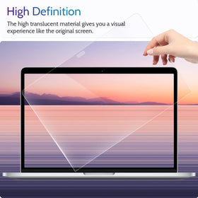 Peslv installation kit for 13-inch MacBook screen protector ensures bubble-free setup