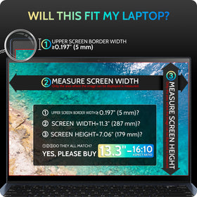 Peslv installed on laptop demonstrating private screen benefit