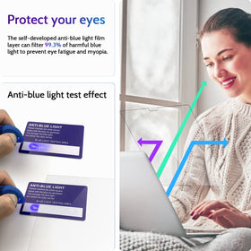 Peslv MacBook Air glare filter 13.6 inch minimizes reflections outdoors