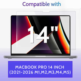 Peslv nano silicone adsorption installation kit makes bubble free setup easy on 14 inch MacBook Pro