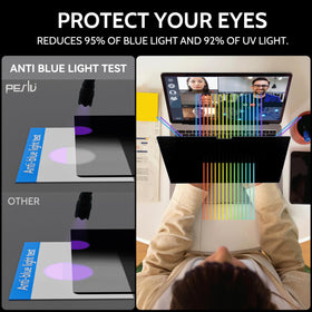 Peslv side angle demo showing blocked view to prevent shoulder-surfing