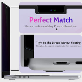 Peslv beside keyboard illustrating exact 14.2 inch size fit