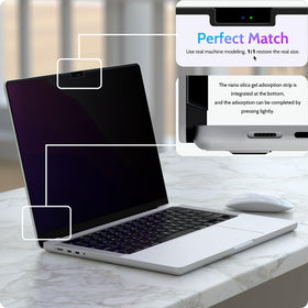 Peslv size comparison with ruler showing exact fit for MacBook Air 15