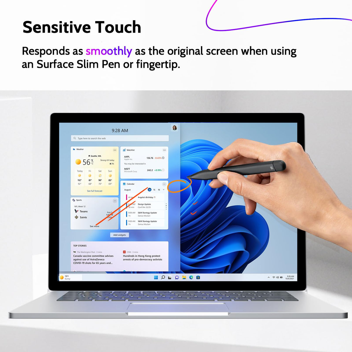 Peslv scale comparison showing exact 15-inch fit for Surface Book