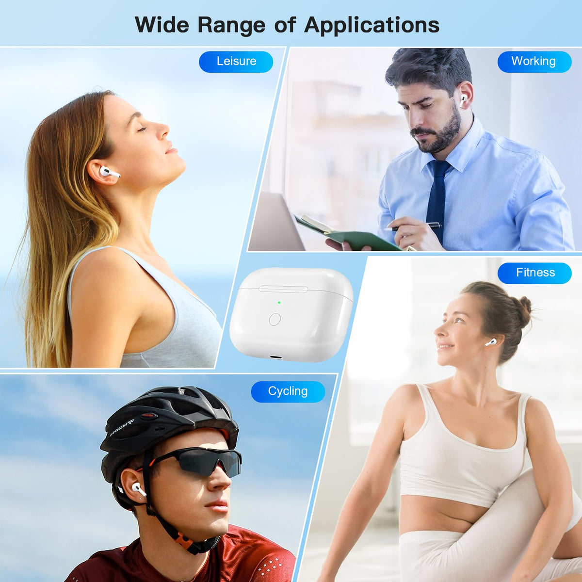 PestProfi replacement case for AirPod Pro 2/1 without earbuds