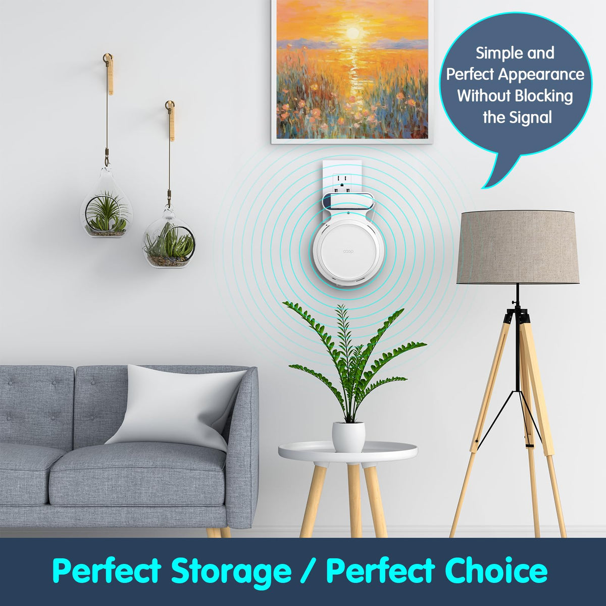 PETIMETI better wifi range mount improves placement versatility