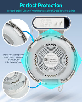 PETIMETI cord management slot hides cables for a tidy space