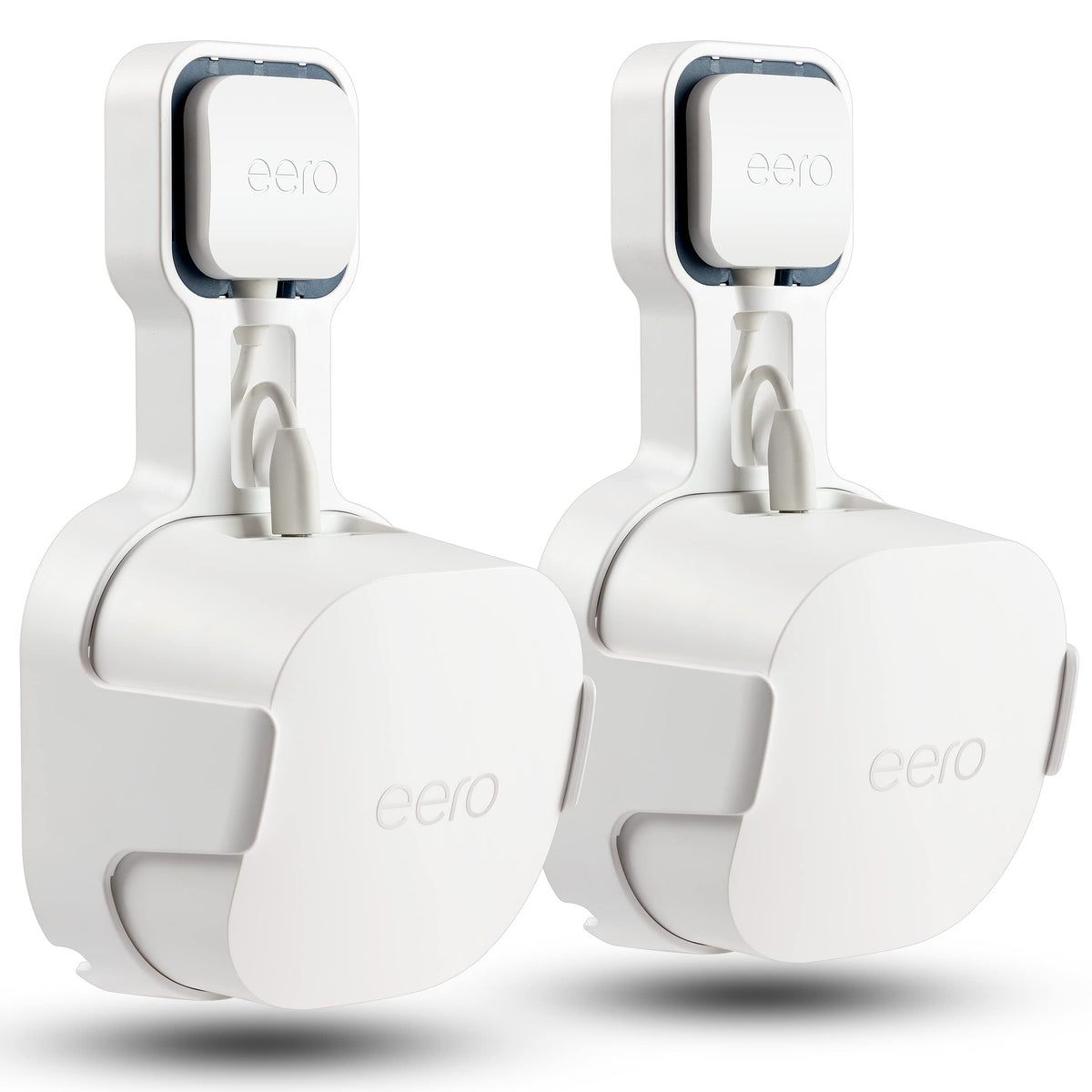 PETIMETI wall mount with cord groove for neat cable management and tidy setup
