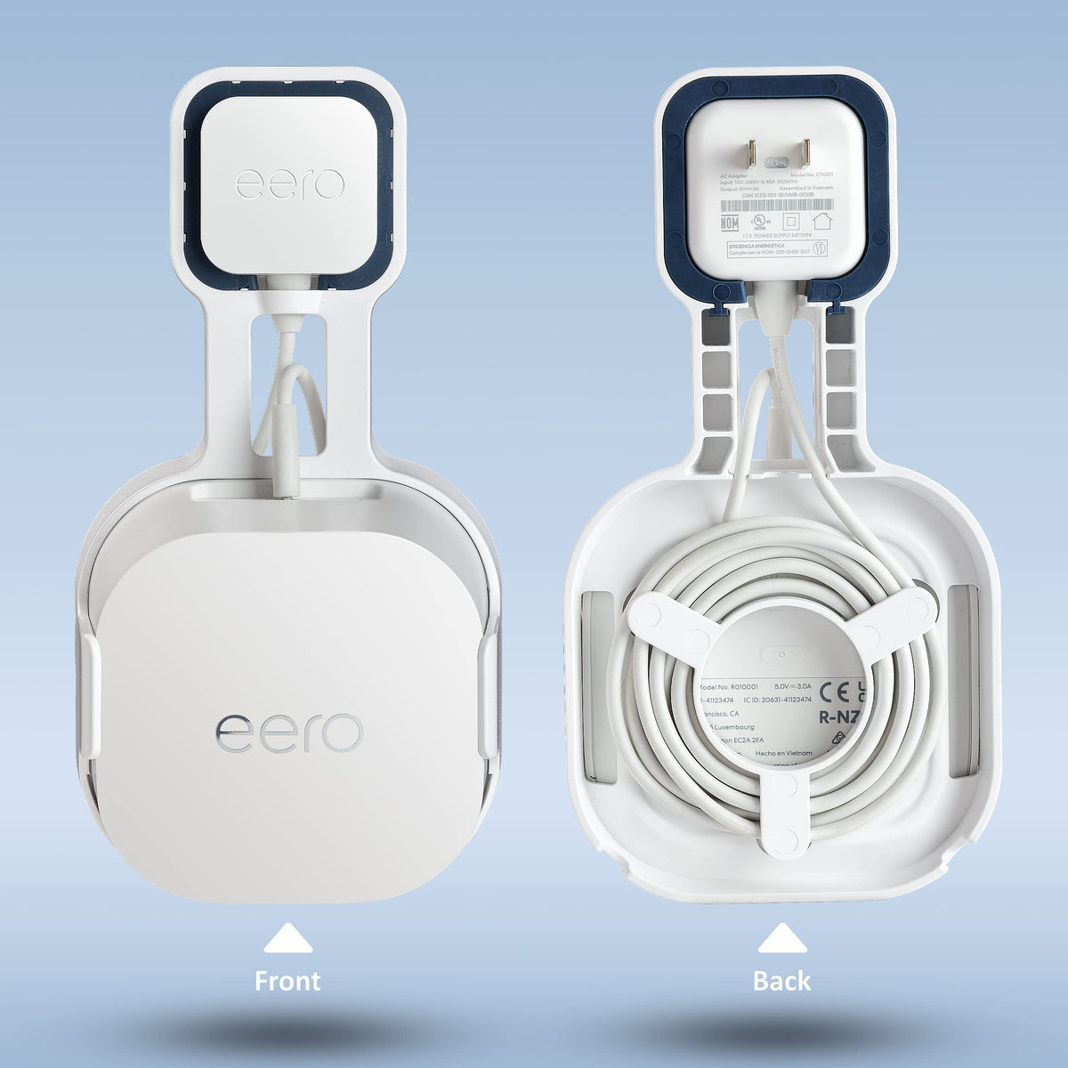 PETIMETI eero 6+ wall mount secures router for stable performance
