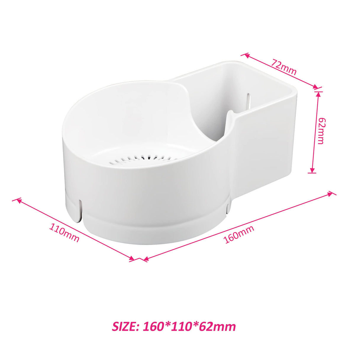PETIMETI wall mount close-up shows powder-coated industrial plastic.